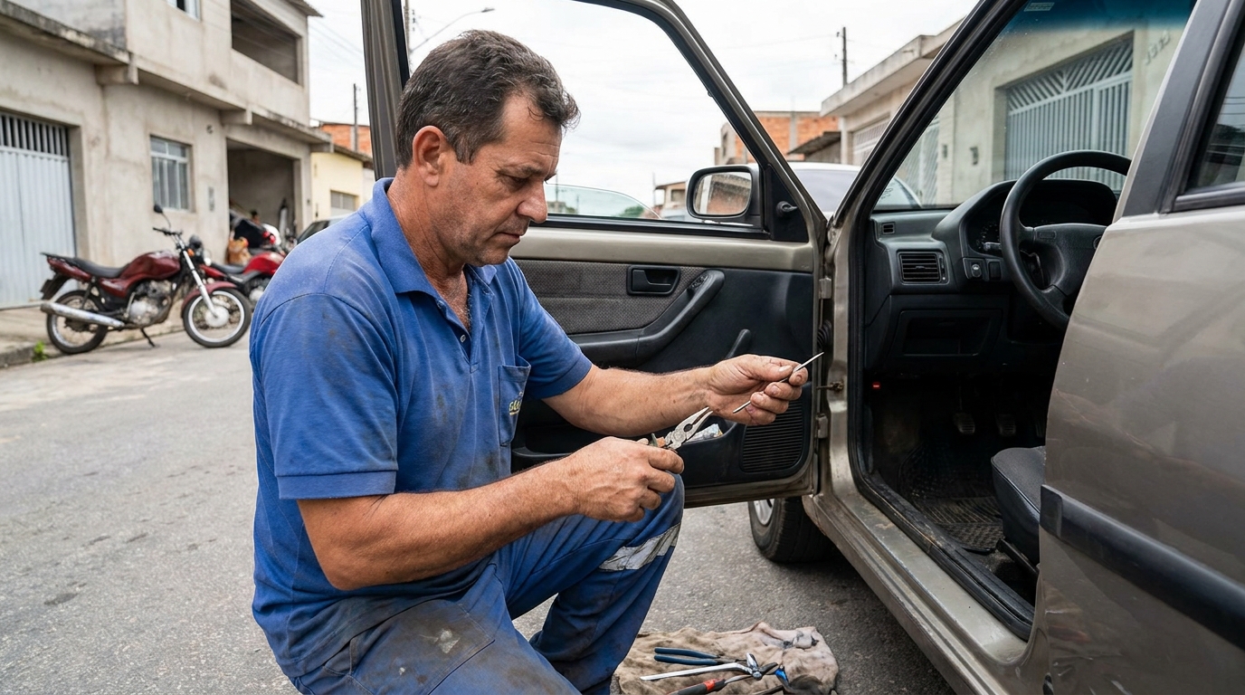 Extração em Cadeado em Serra‑ES